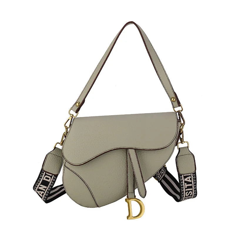 Fashionable and Trendy Women's Saddle Bag with Armpit Strap, 2025 Cross-border New Design, Exclusive and Casual Single Bag