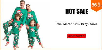 2025 Family Matching Christmas Pajamas Adult Kids Baby Xmas Outfits Mother And Daughter Father Son Family Look Pyjamas Clothes
