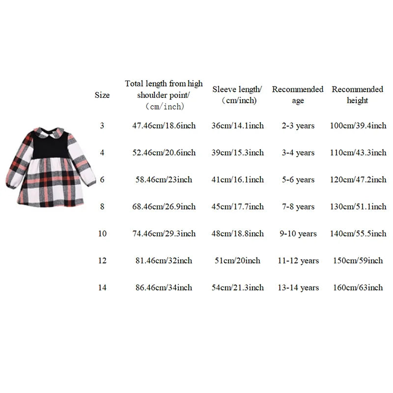 Ali-Plus family clothes set black cotton Mousse cashme plaid girl dress vest shirt black mock neck top plaid for autumn children