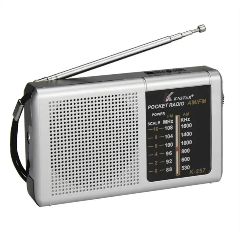 Portable Multi Functional Low Power Radio Retro FM Radio Battery Operated Radio for Travel Emergency Situations