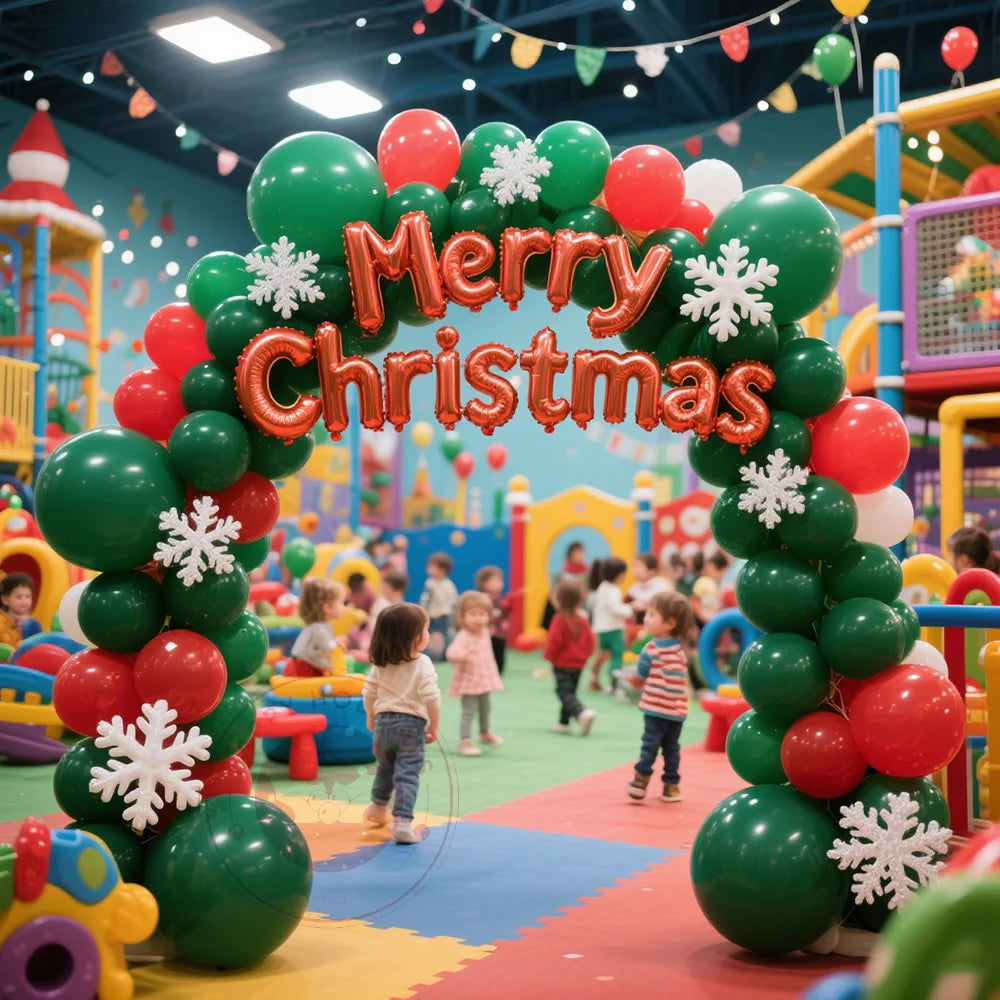 5-20pcs Merry Christmas Balloon Arch Santa Decor Ballon Supplies For Xmas Birthday New Year Party Home Garden Party Decor