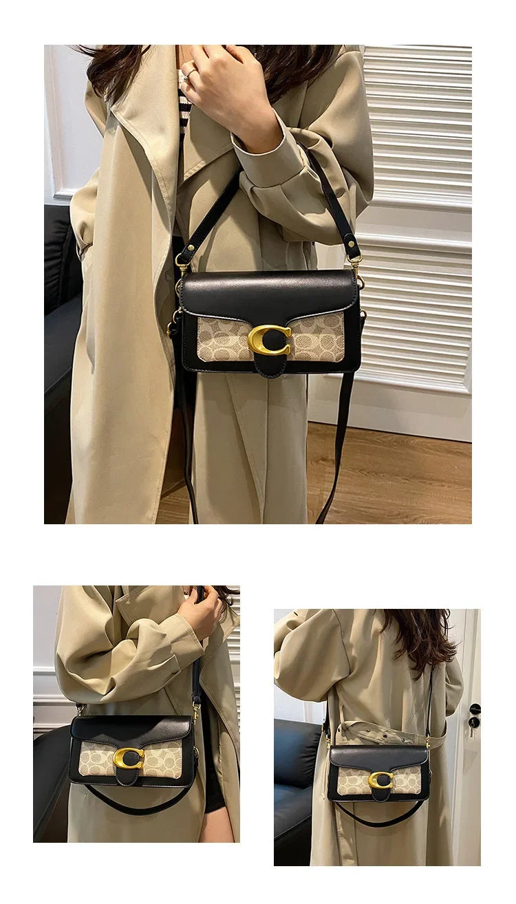 Retro Crossbody Bag Casual Single Shoulder Bag Outdoor Travel Handbag Women's Fashion Trendy Bag Versatile Handbag