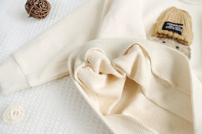 Family Matching Outfits Mom Dad and Son Sweatshirts Newbonr Bodysuit Mother Daughter Girl Same Tops and Plaid Skirts Clothes Set