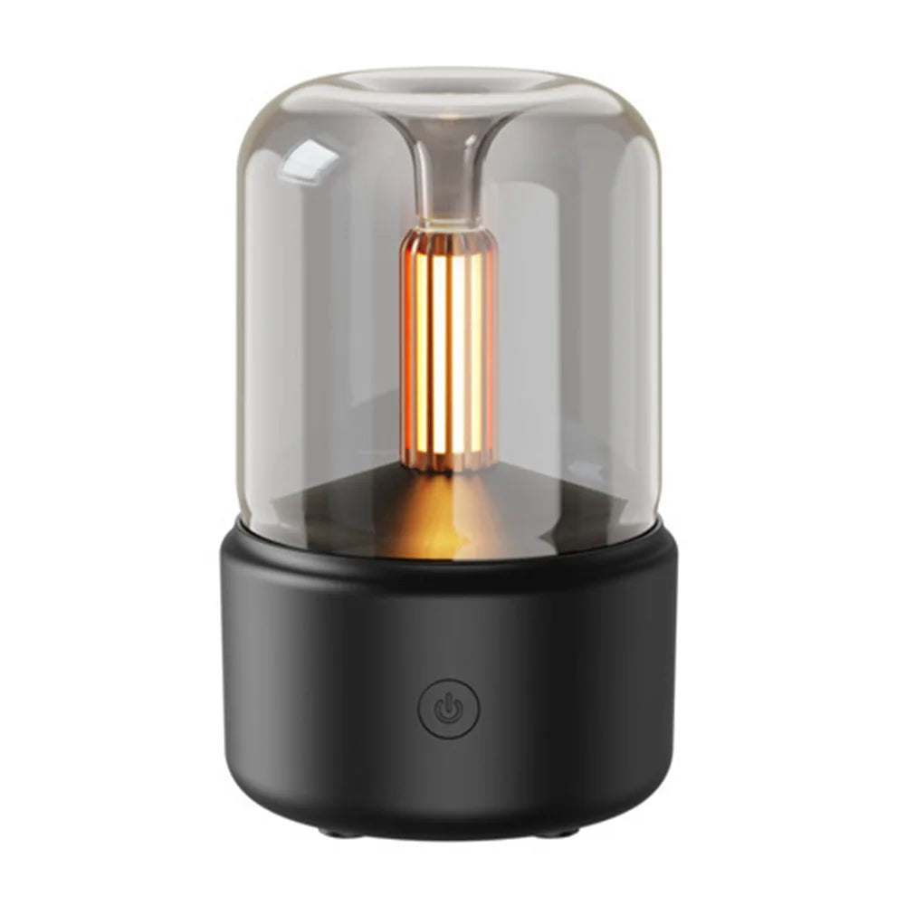 Air Aroma Humidifier with Light Oil Diffuser USB Essential Oil Atomizer Portable Electric Air Humidifier for Home Car