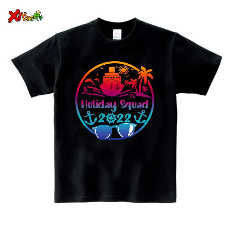 Family Trip Shirts Holiday Trip T Shirt Family Matching Outfits Summer Family Vacation 2025 Shirt Matching Beach Couple Outfits
