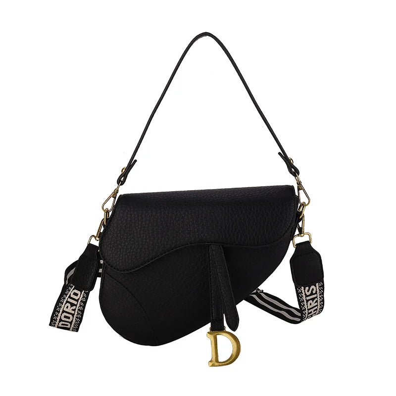 Fashionable and Trendy Women's Saddle Bag with Armpit Strap, 2025 Cross-border New Design, Exclusive and Casual Single Bag