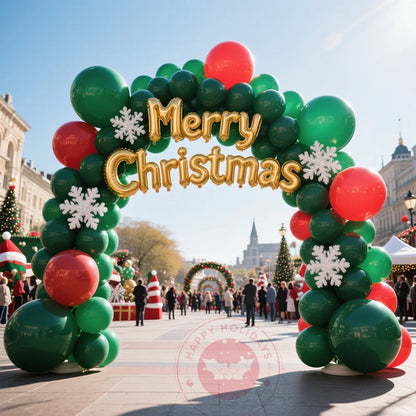 5-20pcs Merry Christmas Balloon Arch Santa Decor Ballon Supplies For Xmas Birthday New Year Party Home Garden Party Decor