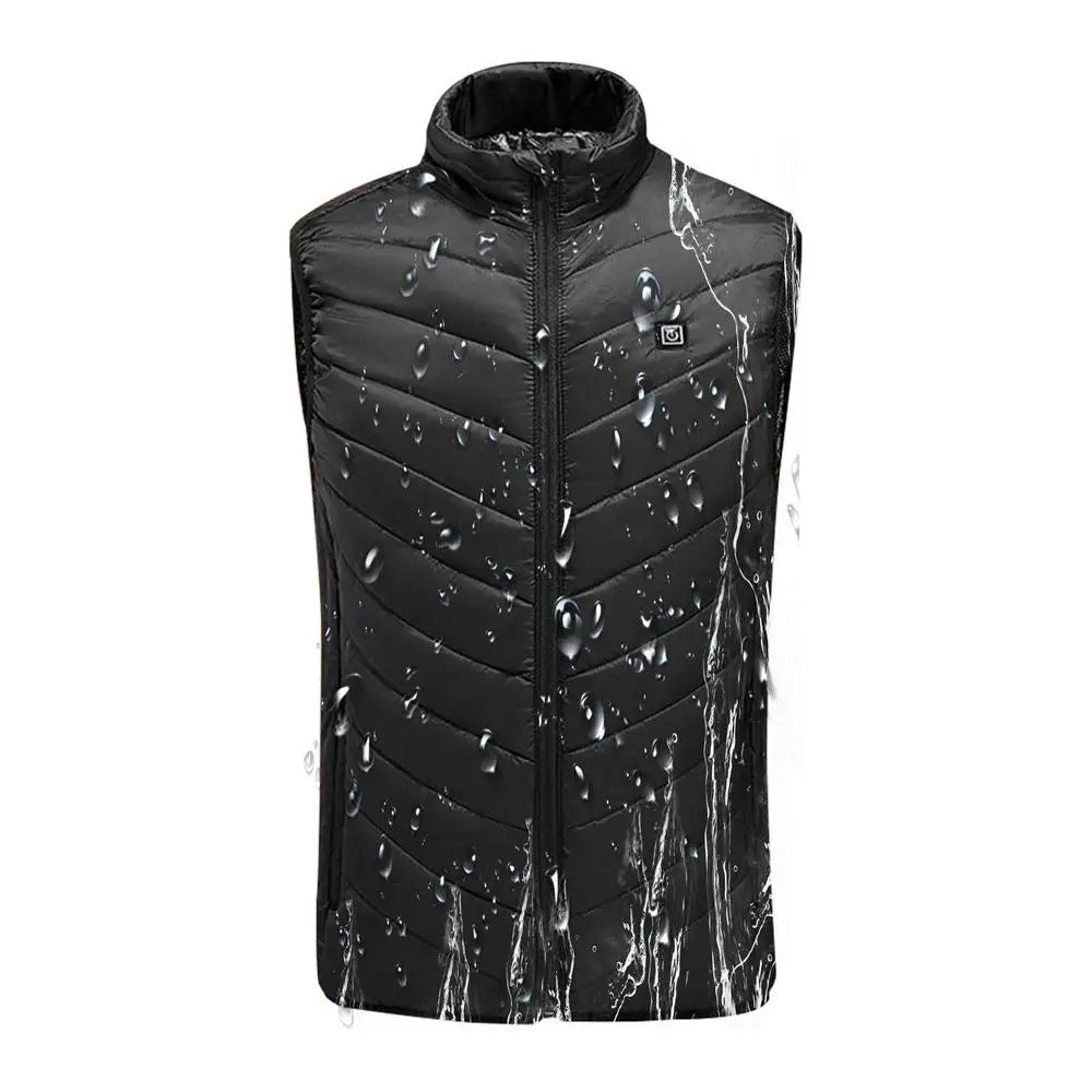 USB Heated Vest Men Electric Warm Vest 3 Temperature Settings Jacket Men Winter Thermal Waistcoat For Sports Hiking Camping