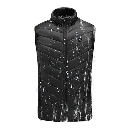 USB Heated Vest Men Electric Warm Vest 3 Temperature Settings Jacket Men Winter Thermal Waistcoat For Sports Hiking Camping