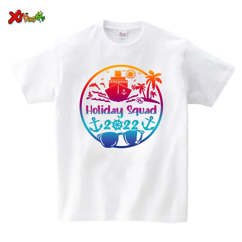 Family Trip Shirts Holiday Trip T Shirt Family Matching Outfits Summer Family Vacation 2025 Shirt Matching Beach Couple Outfits