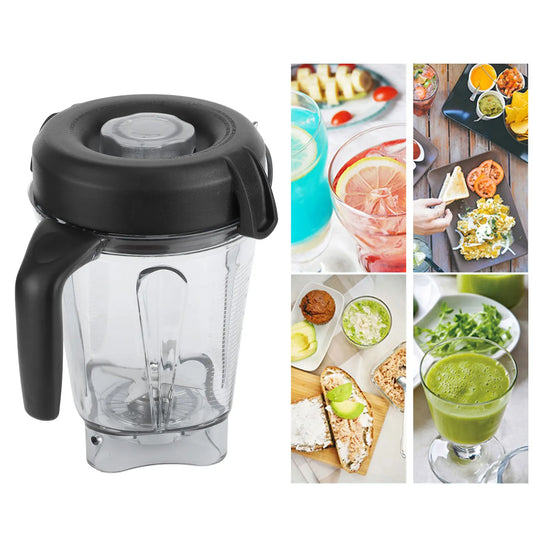 Blender Accessories Transparent Food Blender Container with Blade Lid Replacement Accessories Fit for Container 64oz Blender Cup