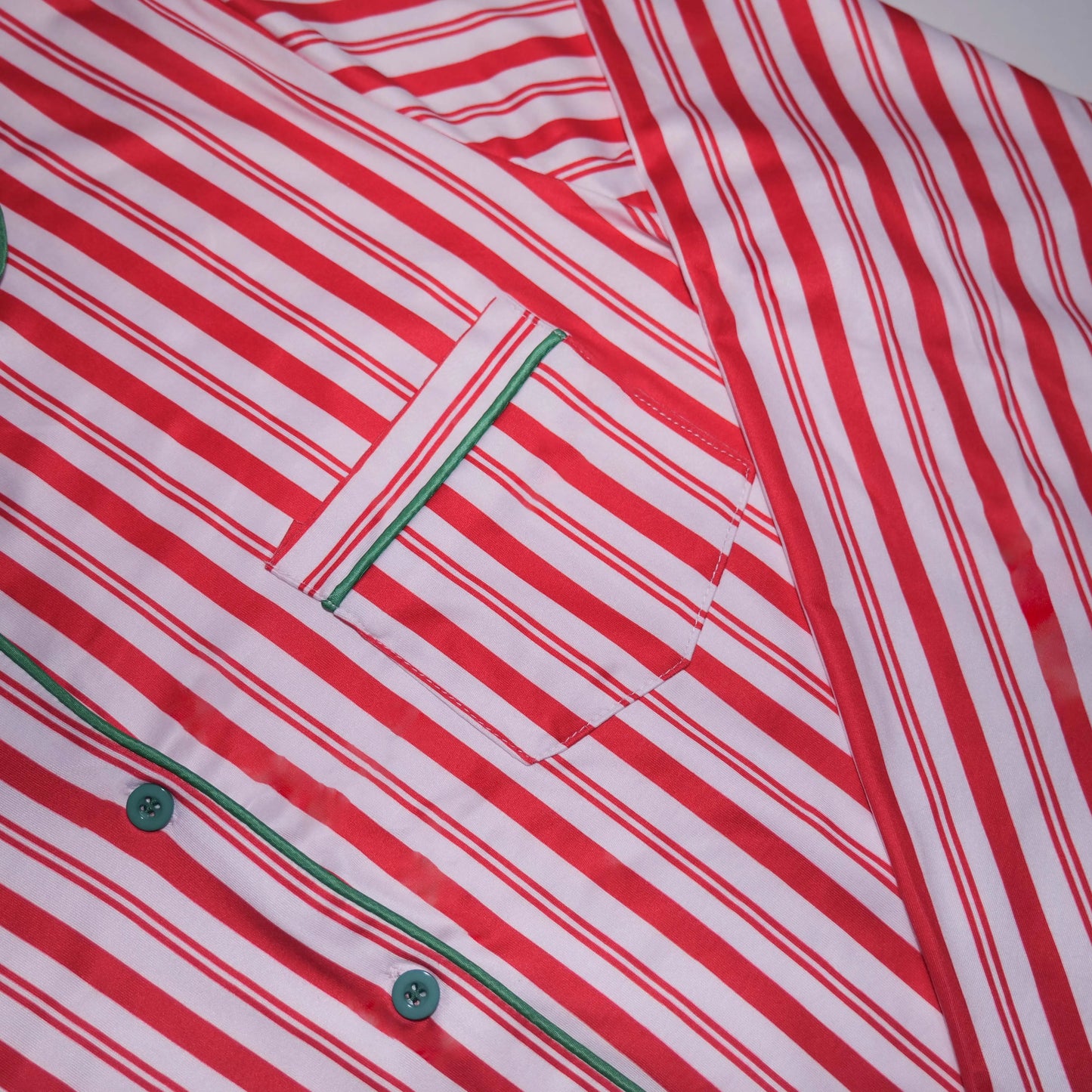 Family Christmas Pajamas Set Striped Print Mother Kids Matching Clothes Button Shirt+Trousers Children Clothing Xmas Look Pijama