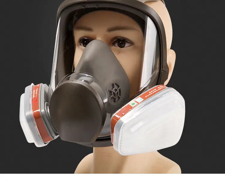 Full face spray protective mask, industrial gas mask respirator, new type 6800 gas mask, mechanical maintenance chemicals.