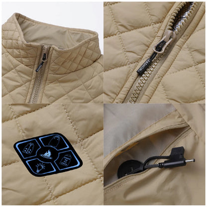 Women 21 Heating Zones Vest Autumn and Winter Electric Heated Jackets USB Heating Vest Outdoor Thermal Winter Warm Jacket M-3XL