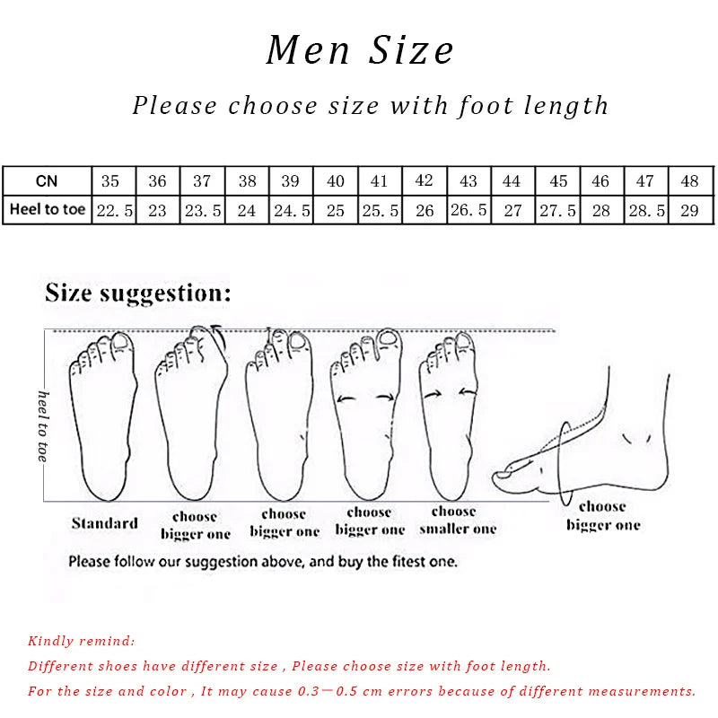 Fashion Sneaker Men Shoes Plus Size Casual Sneaker Designer Men's Sports Shoes Flat Men's Vulcanize Shoes Footwear