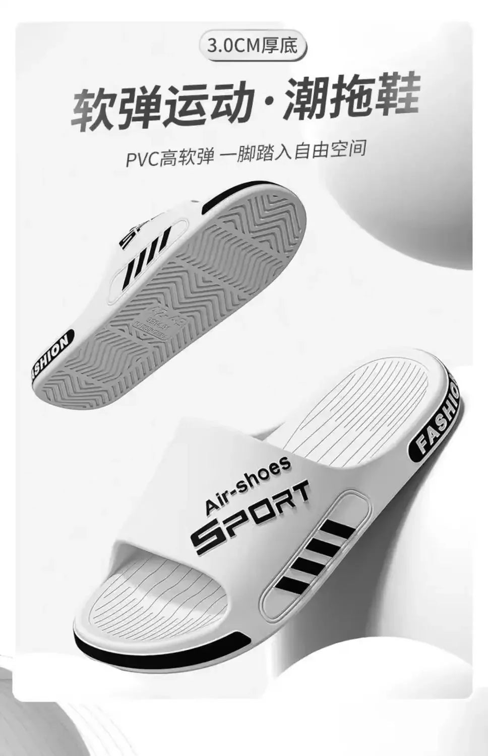 New 2025 Slippers for Men Slipper Thick Bottom Super Soft Men's Shoe Wearing Outside Flip Flop Sandals House Shoes Odorless Feet