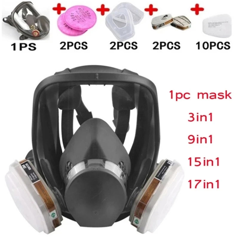 Protection 3/15/17 For 1 safety-type respirator gas mask 6800 type gas mask Painting Spraying Full face mask