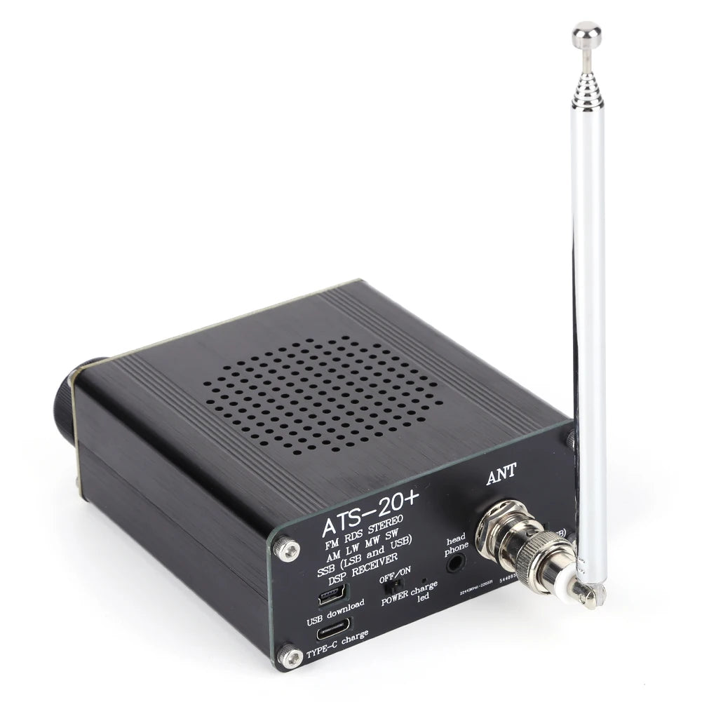 ATS 20 Si4732 Portable Handheld Radio Recorder Full Band Receiver with 0.96 Inch OLED Screen FM AM MW SW SSB LSB USB