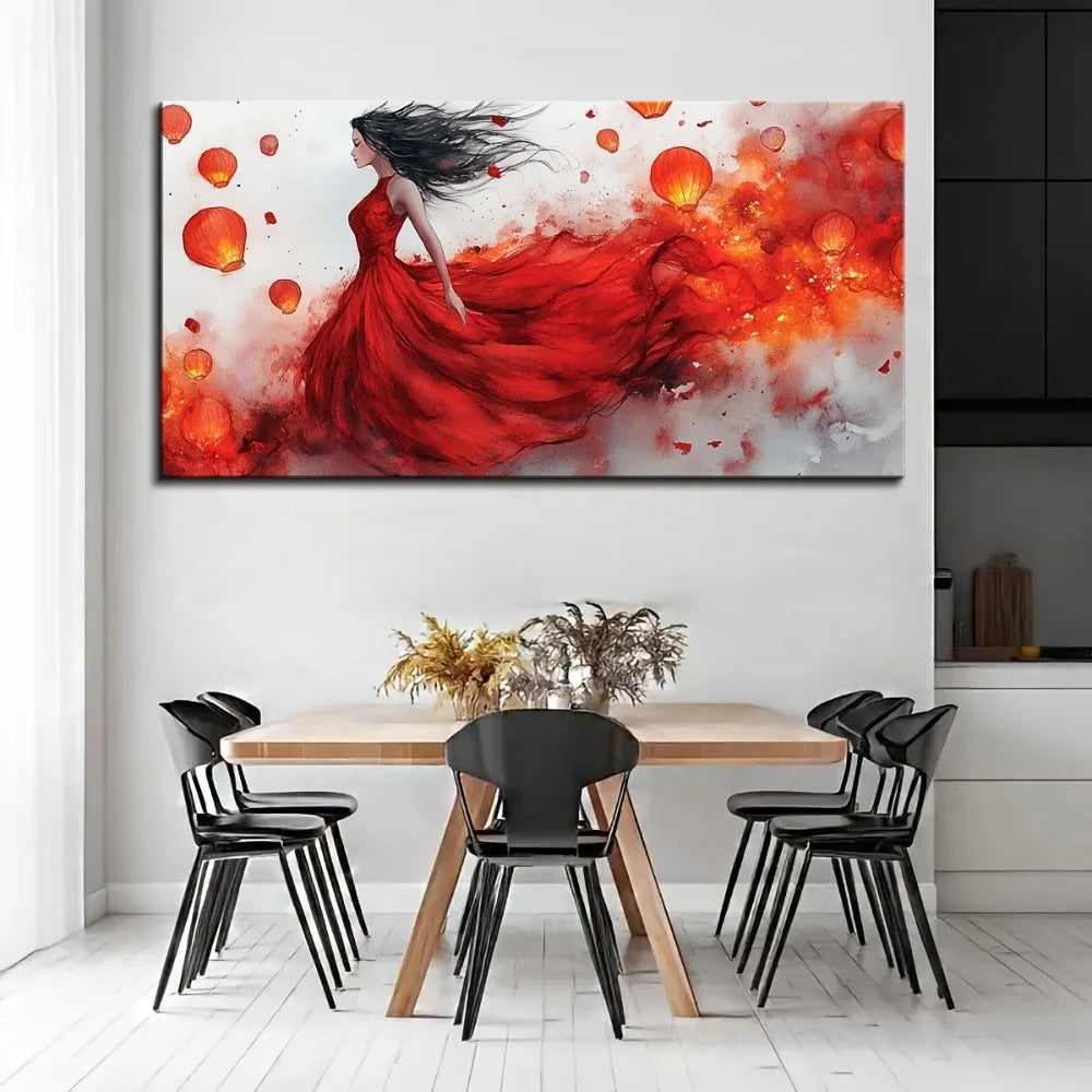 Rustic memory of country road, interior decoration poster, suitable for living room, 1.5 inch thick pine solid frame