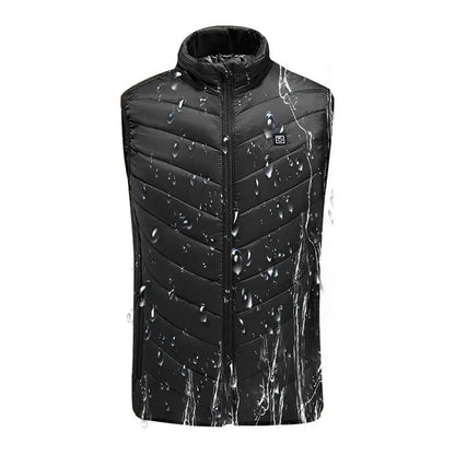 USB Heated Vest Men Electric Warm Vest 3 Temperature Settings Jacket Men Winter Thermal Waistcoat For Sports Hiking Camping