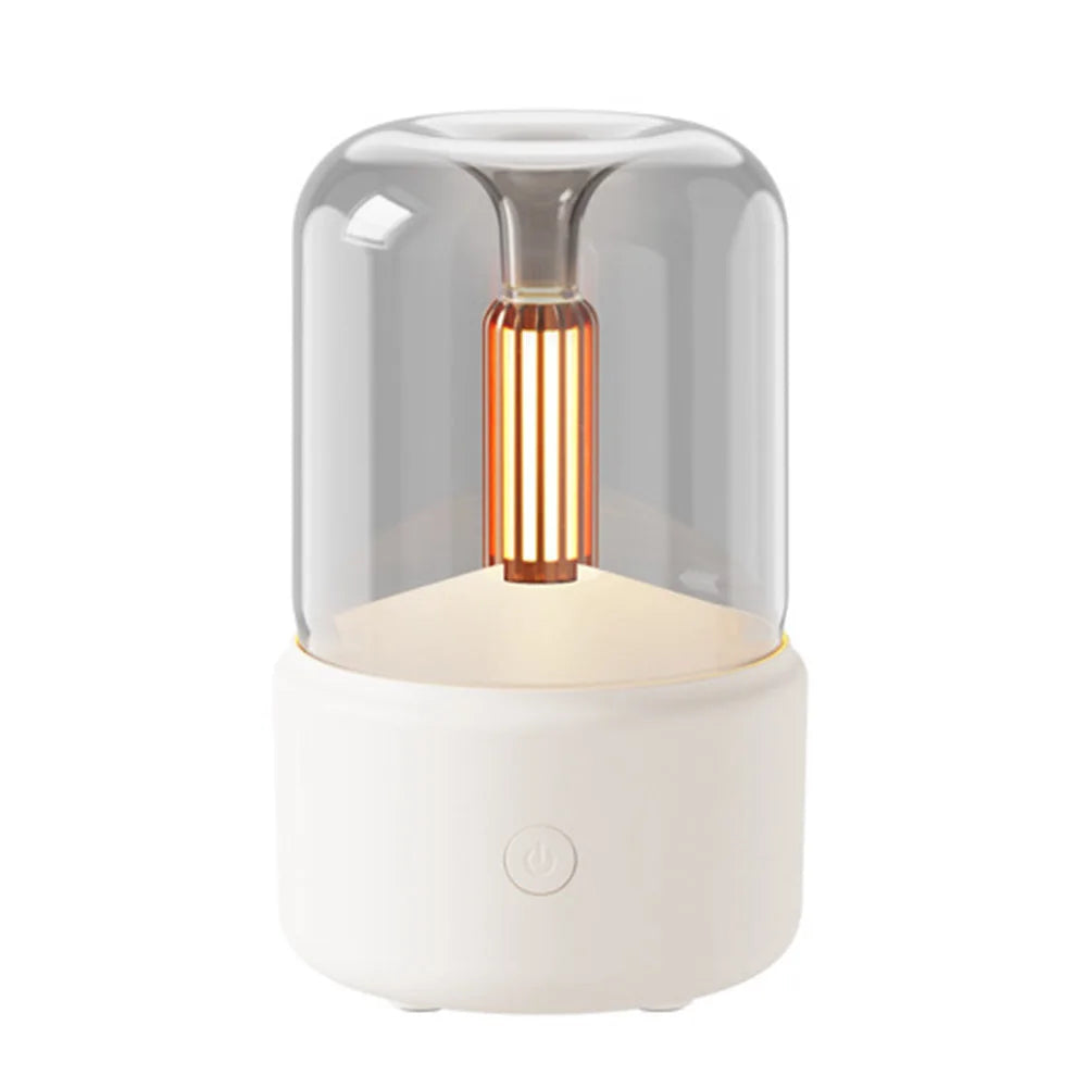 Air Aroma Humidifier with Light Oil Diffuser USB Essential Oil Atomizer Portable Electric Air Humidifier for Home Car