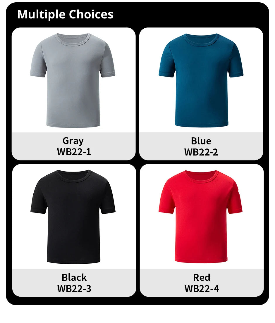 Children's summer solid color basic quick-drying short-sleeved boy leisure sports T-shirt girl Joker round neck short sleeves.