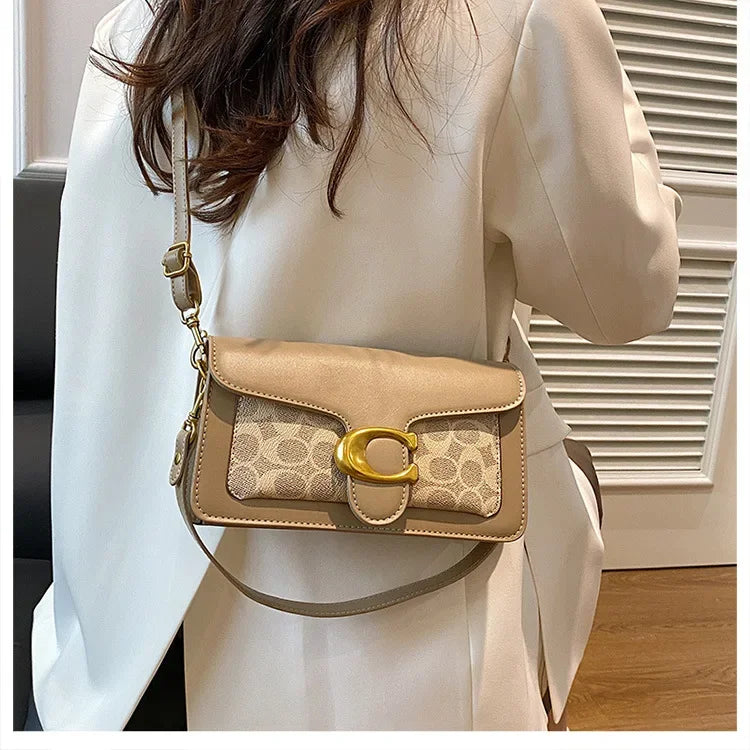 Retro Crossbody Bag Casual Single Shoulder Bag Outdoor Travel Handbag Women's Fashion Trendy Bag Versatile Handbag