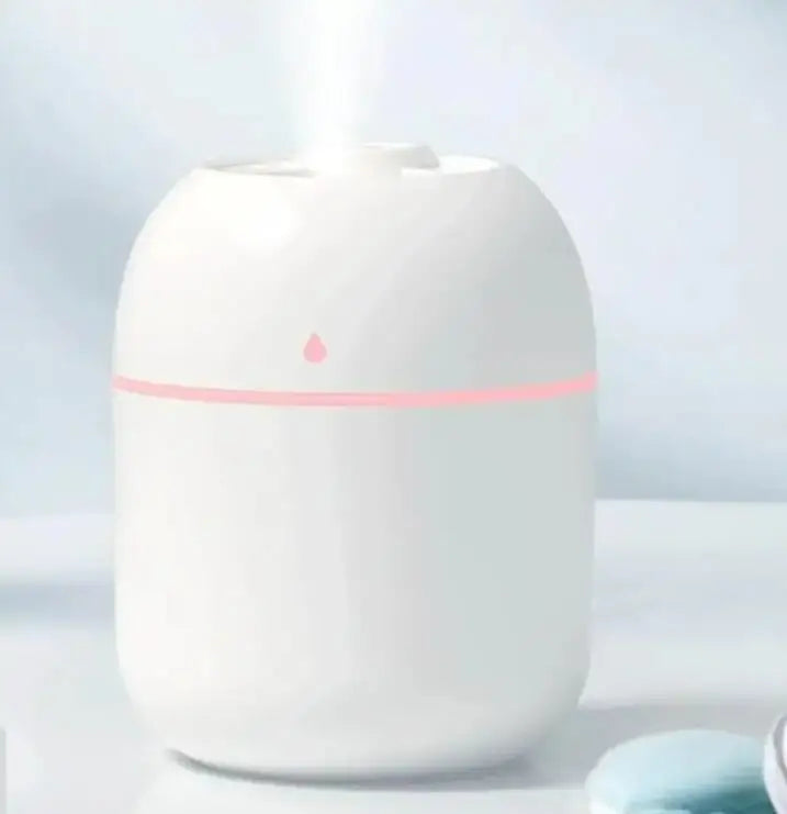 USB Mini Air Humidifier Baby Room 250ML  Aroma Essential Oil Diffuser Car Ultrasonic Mute Mist Maker Diffuser LED Color Lamp