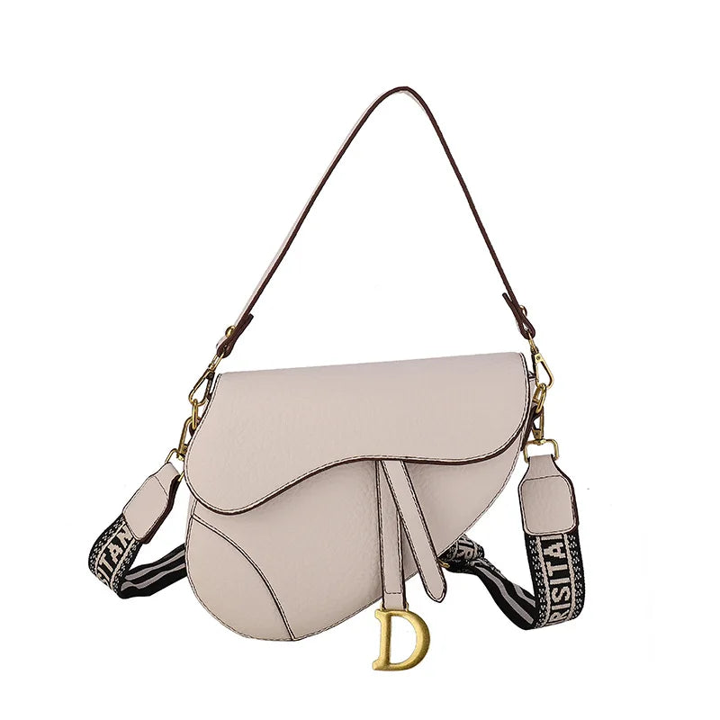 Fashionable and Trendy Women's Saddle Bag with Armpit Strap, 2025 Cross-border New Design, Exclusive and Casual Single Bag