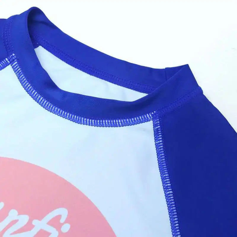 Children Sports Suits Summer Short Sleeve Beach Clothing Set Boy Printing Breathable Kids Short Sleeve Top +Beach Pants